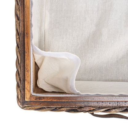 happimess Hyacinth/Wood Underbed Storage Bin with Wheels & Handles