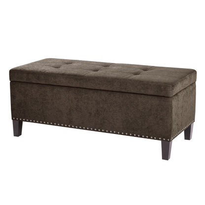 Madison Park Shandra II Tufted Top Soft Close Storage Bench