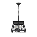 Dimmable 4-Light Farmhouse Chandeliers Light for Dining Room No Bulb