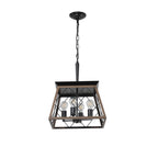 Dimmable 4-Light Farmhouse Chandeliers Light for Dining Room No Bulb