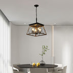 Dimmable 4-Light Farmhouse Chandeliers Light for Dining Room No Bulb