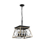 Dimmable 4-Light Farmhouse Chandeliers Light for Dining Room No Bulb
