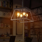 Dimmable 4-Light Farmhouse Chandeliers Light for Dining Room No Bulb