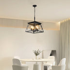 Dimmable 4-Light Farmhouse Chandeliers Light for Dining Room No Bulb