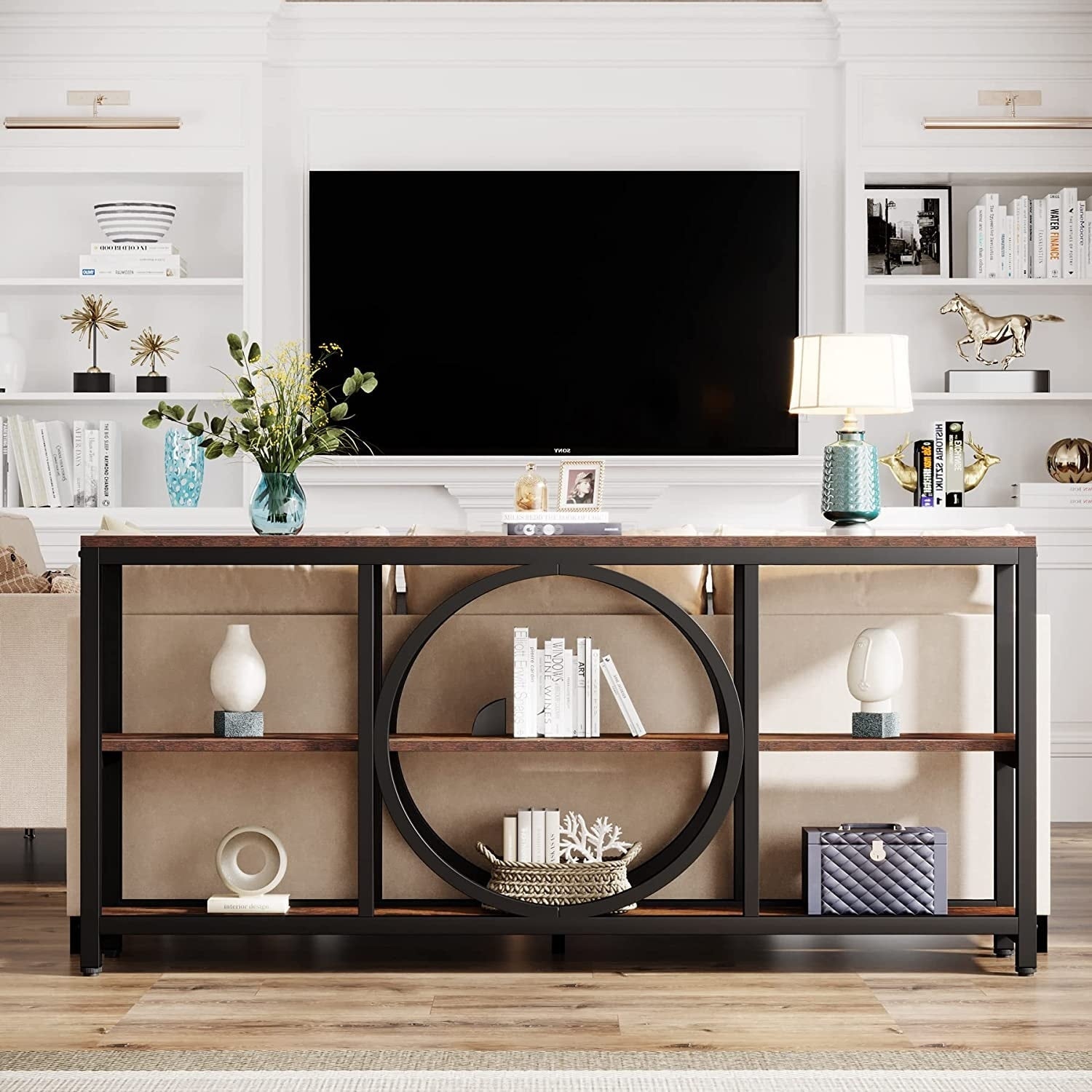 Extra Long Console Table 70.9 inch Narrow Sofa Tables
