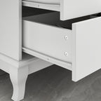 10 Drawer Double Dresser for Bedroom White Dresser Wide Storage