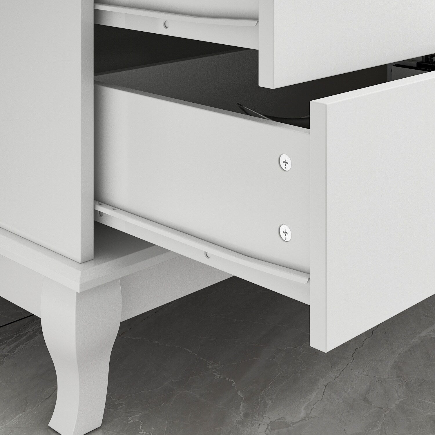 10 Drawer Double Dresser for Bedroom White Dresser Wide Storage