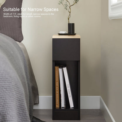 SoBuy Table de chevet, table d'appoint, table basse, table de canapé FBT111-SCH