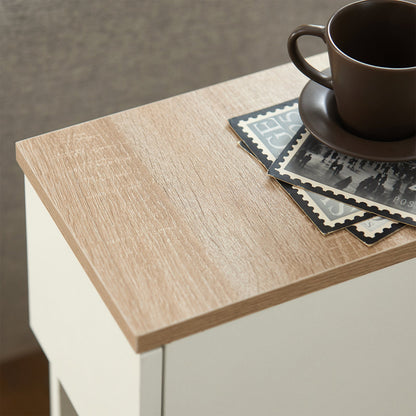 SoBuy Table de chevet, table d'appoint, table basse, table de canapé FBT111-WN