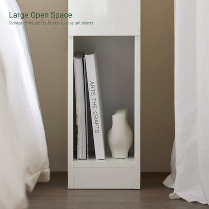 SoBuy Table de chevet, table d'appoint, table basse, table de canapé FBT111-WN