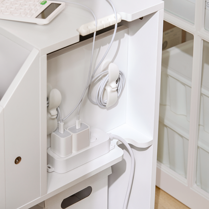 SoBuy Table de chevet, table d'appoint, table basse, table de canapé FBT136-W