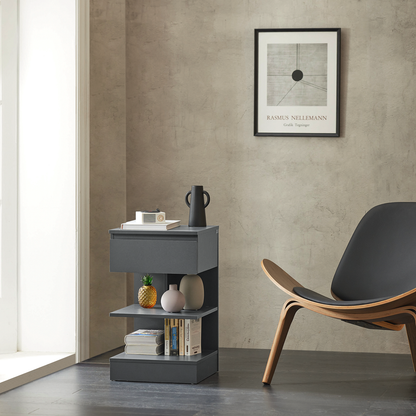 SoBuy Table de chevet, table d'appoint, table basse FBT49-HG