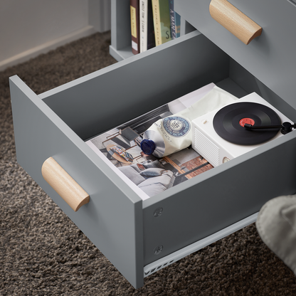 SoBuy Table de chevet, table d'appoint, table basse, table de nuit, table de lampe FBT95-HG