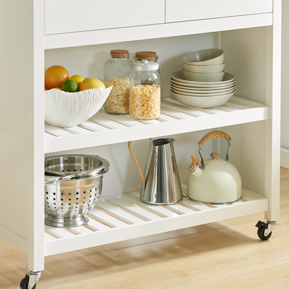 Chariot de service de rangement de cuisine SoBuy, meuble de cuisine FKW74-WN