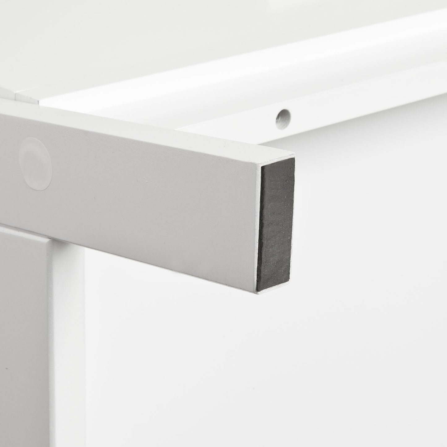 Bibliothèque de rangement blanche SoBuy avec tiroir et étagères, FRG116-W