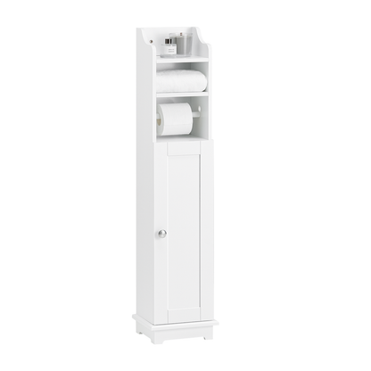 Armoire de rangement sur pied pour papier toilette SoBuy FRG177-W