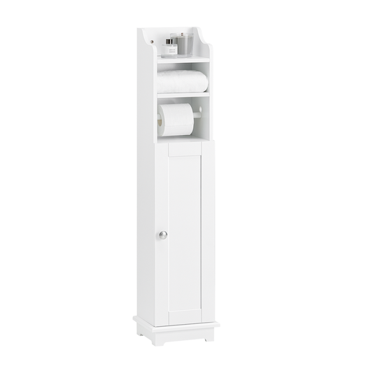 Armoire de rangement sur pied pour papier toilette SoBuy FRG177-W