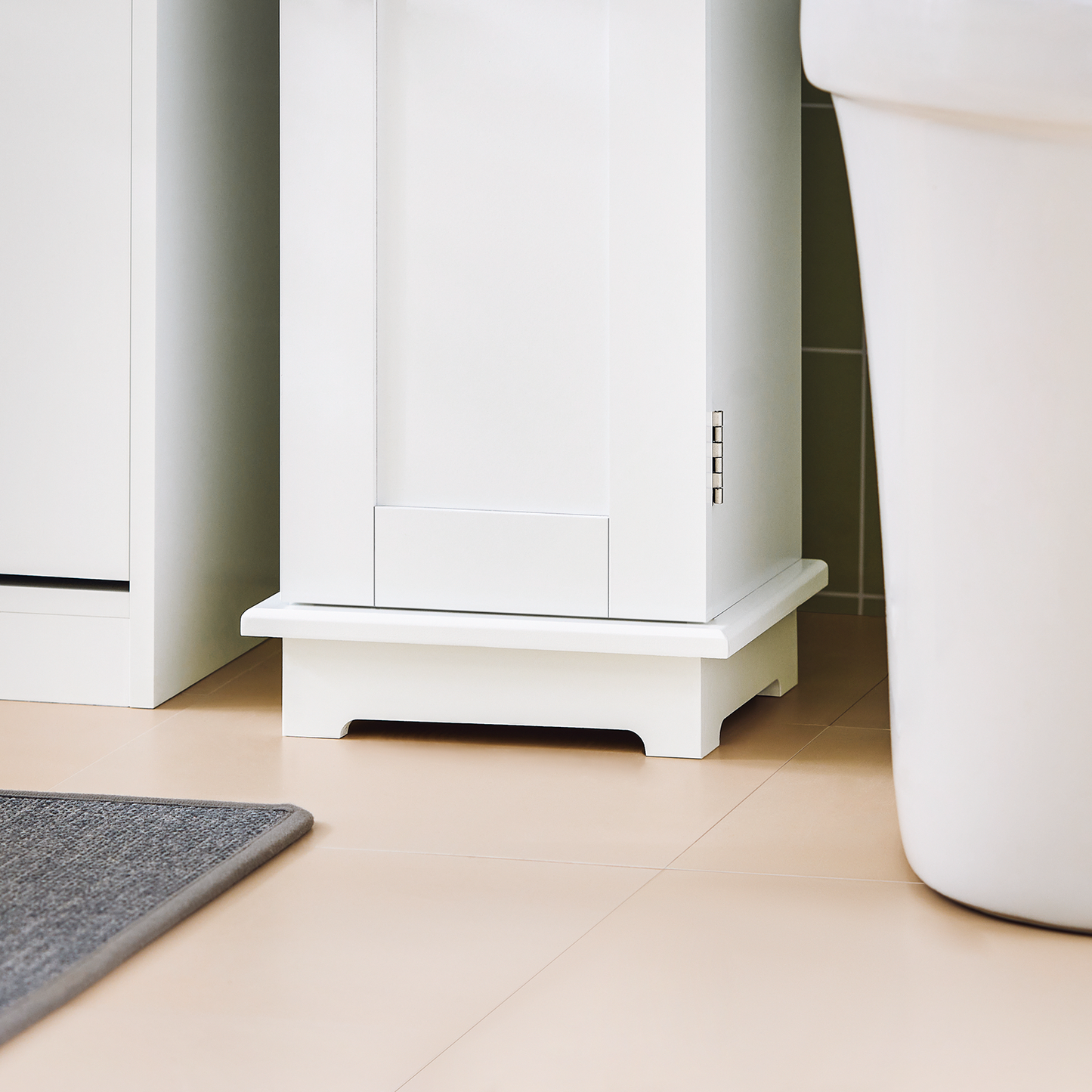 Armoire de rangement sur pied pour papier toilette SoBuy FRG177-W