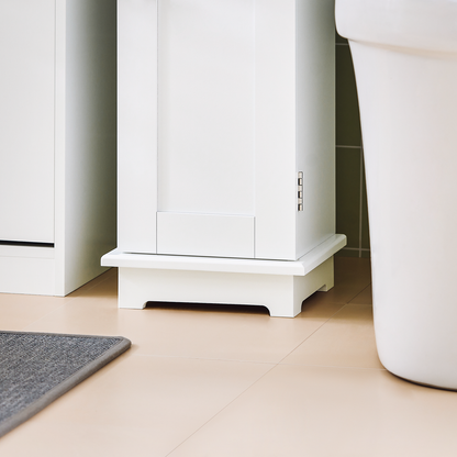 Armoire de rangement sur pied pour papier toilette SoBuy FRG177-W