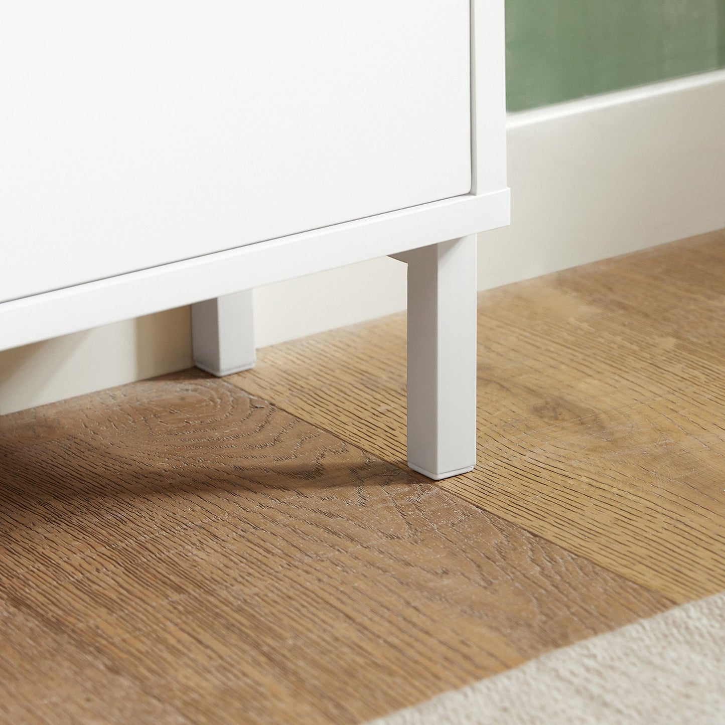 Meuble à chaussures SoBuy FSR100-W, 4 tiroirs, étagère à chaussures, meuble de rangement pour chaussures