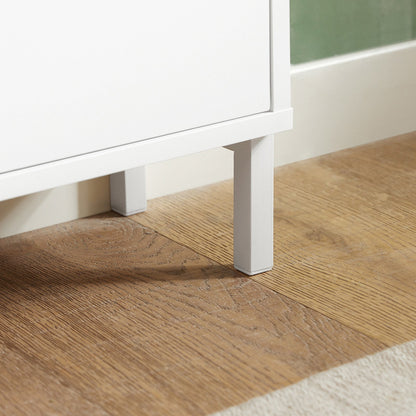 Meuble à chaussures SoBuy FSR100-W, 4 tiroirs, étagère à chaussures, meuble de rangement pour chaussures