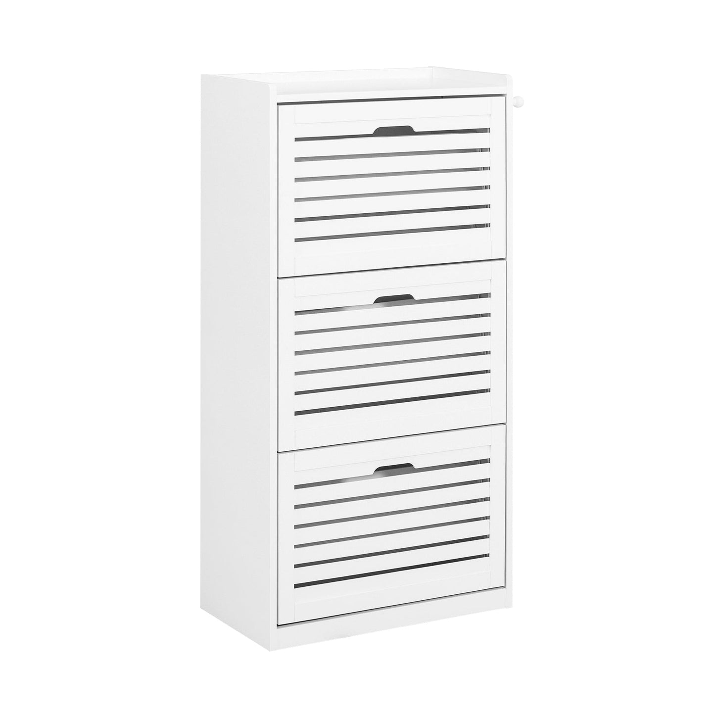 Meuble à chaussures SoBuy FSR108-W, 3 tiroirs, étagère à chaussures, meuble de rangement pour chaussures