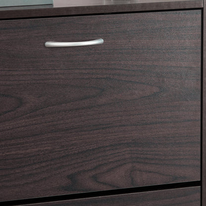 Meuble à chaussures SoBuy FSR110-BR, 3 tiroirs, étagère à chaussures, meuble de rangement pour chaussures