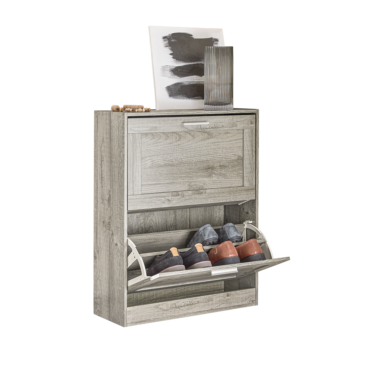 Meuble à chaussures SoBuy FSR137-HG - Étagère à chaussures - Rangement pour chaussures