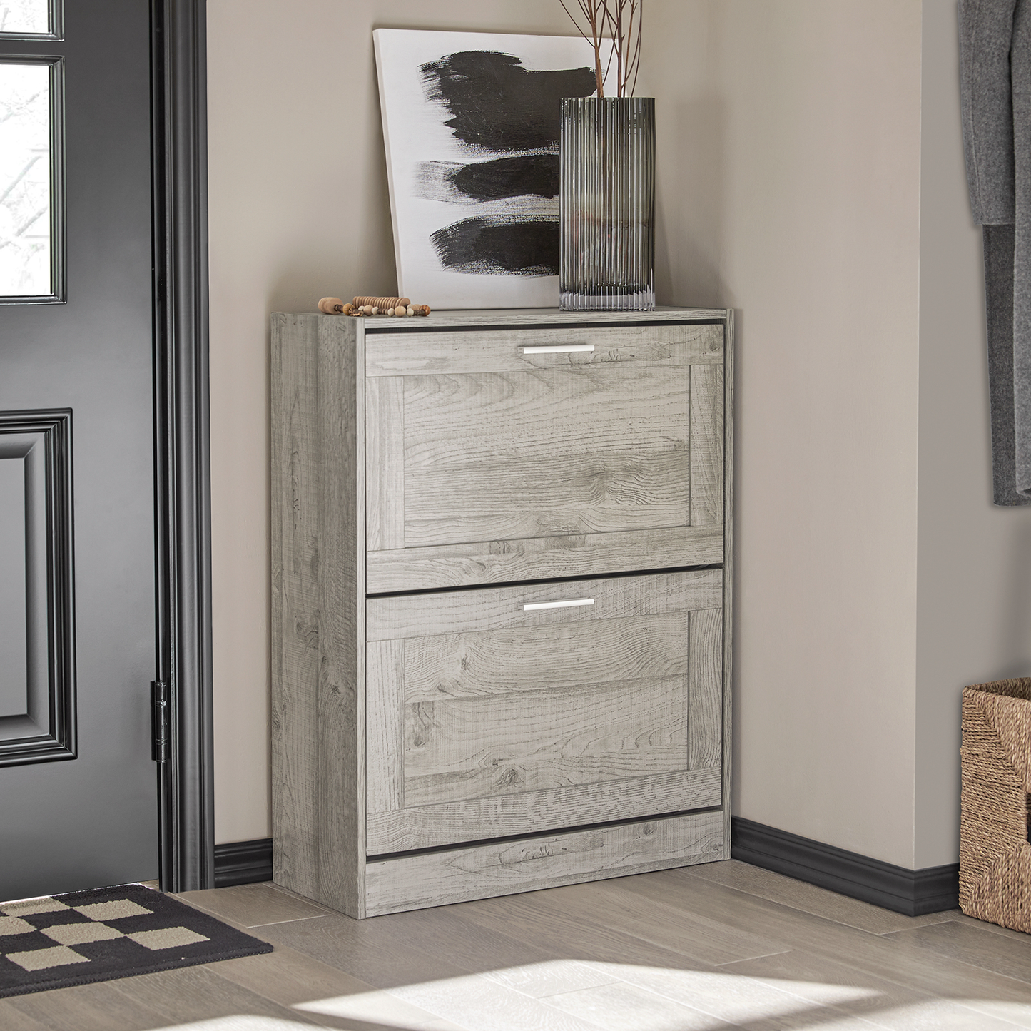 Meuble à chaussures SoBuy FSR137-HG - Étagère à chaussures - Rangement pour chaussures