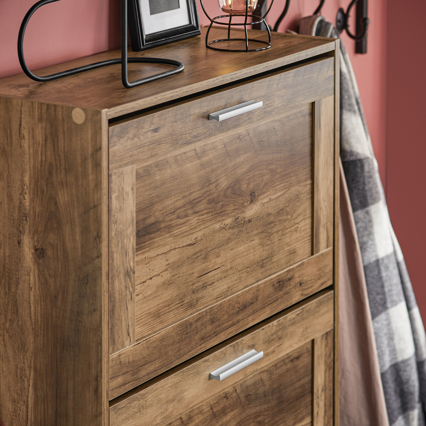 Meuble de rangement à chaussures SoBuy FSR137-LF à 3 tiroirs