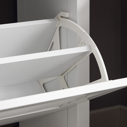 SoBuy FSR152-W, Meuble à chaussures d'entrée, étagère à chaussures, placard de rangement pour chaussures