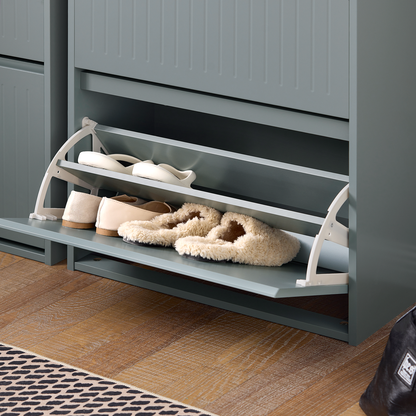 Meuble à chaussures SoBuy à 3 tiroirs rabattables, étagère à chaussures, meuble de rangement pour chaussures FSR165-H-HG