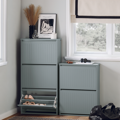 Meuble à chaussures SoBuy à 3 tiroirs rabattables, étagère à chaussures, meuble de rangement pour chaussures FSR165-H-HG