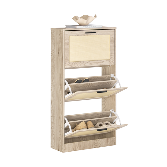 Meuble à chaussures SoBuy avec 3 tiroirs, unité de rangement FSR170-HN