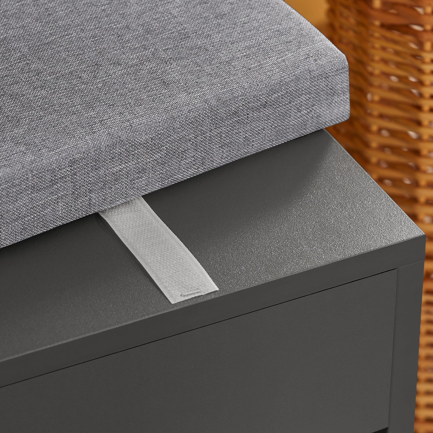 Meuble de rangement à chaussures SoBuy avec plateau relevable et coussin d'assise FSR45-DG