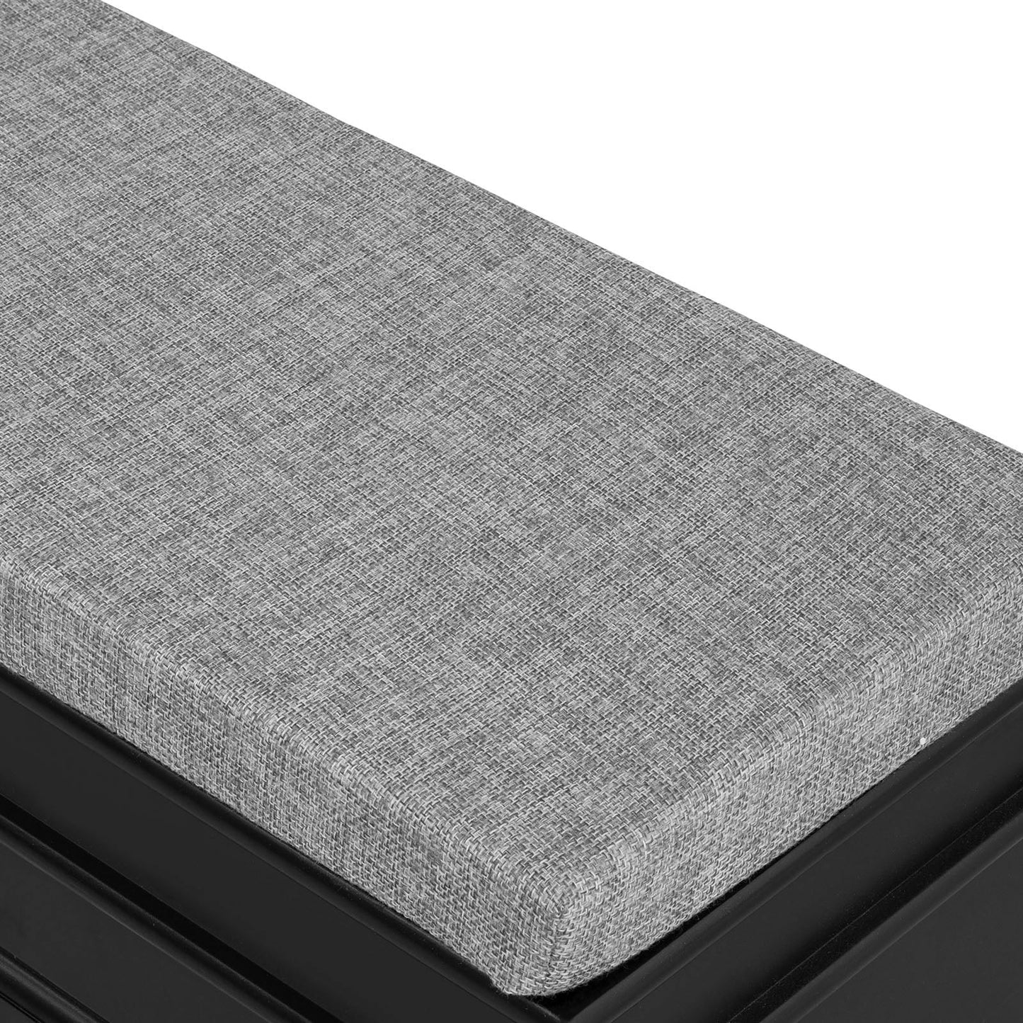 Banc à chaussures d'entrée SoBuy avec étagère à chaussures, meuble à chaussures avec tiroir rabattable et coussin d'assise FSR64-SCH