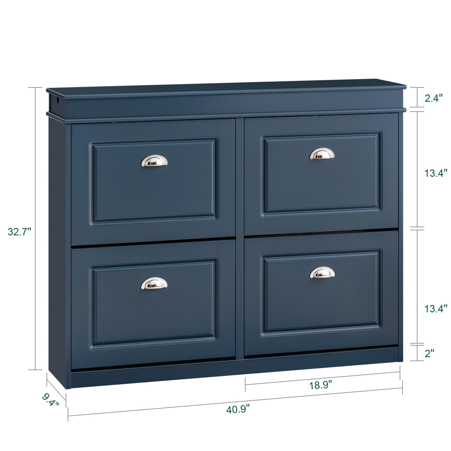 Meuble à chaussures SoBuy à 4 tiroirs, étagère à chaussures, armoire de rangement pour chaussures, unité de rangement FSR79-B