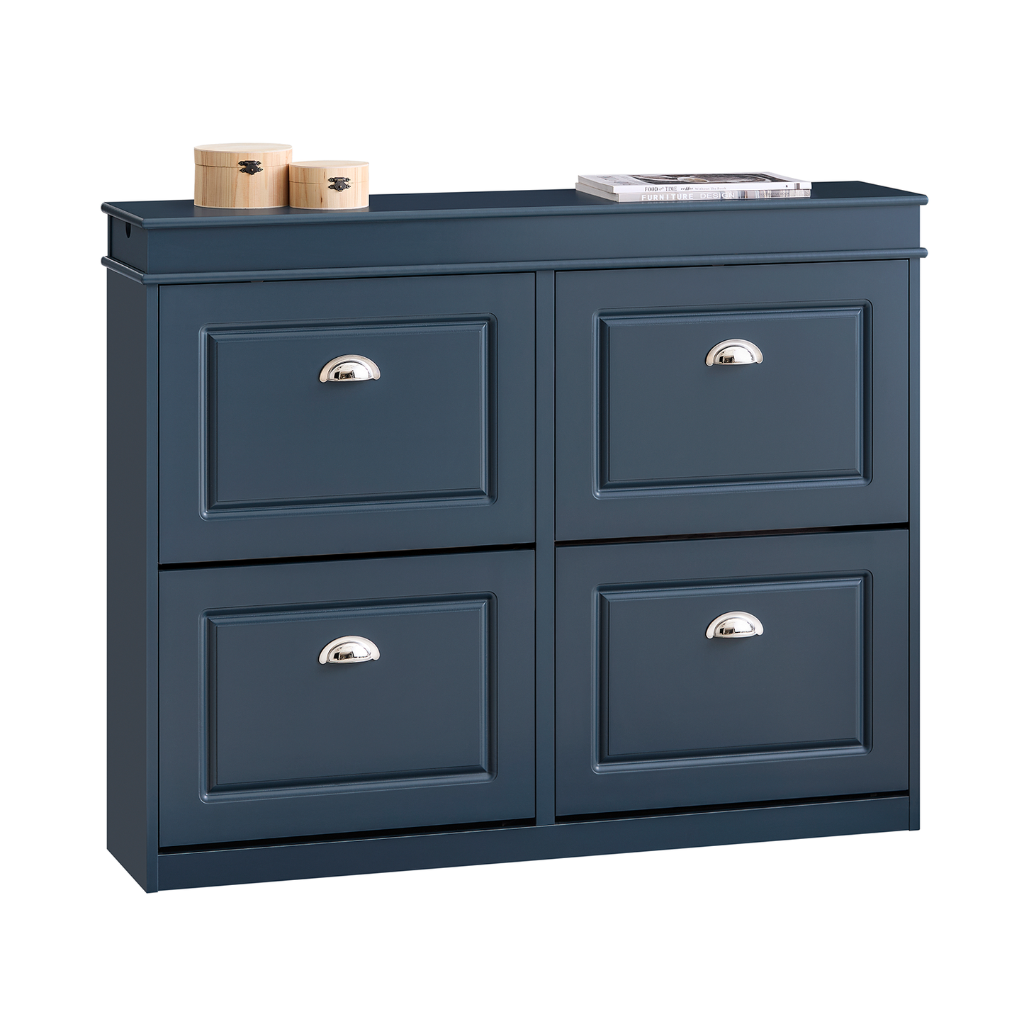 Meuble à chaussures SoBuy à 4 tiroirs, étagère à chaussures, armoire de rangement pour chaussures, unité de rangement FSR79-B