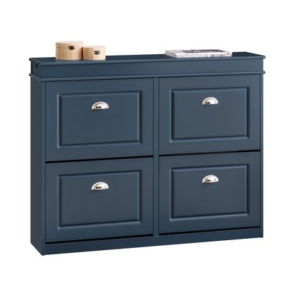 Meuble à chaussures SoBuy à 4 tiroirs, étagère à chaussures, armoire de rangement pour chaussures, unité de rangement FSR79-B