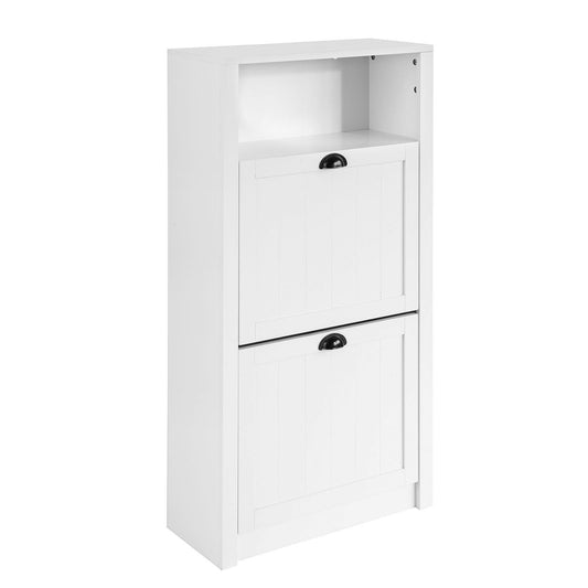 SoBuy FSR87-KW, Meuble à chaussures avec 1 compartiment de rangement et 2 tiroirs