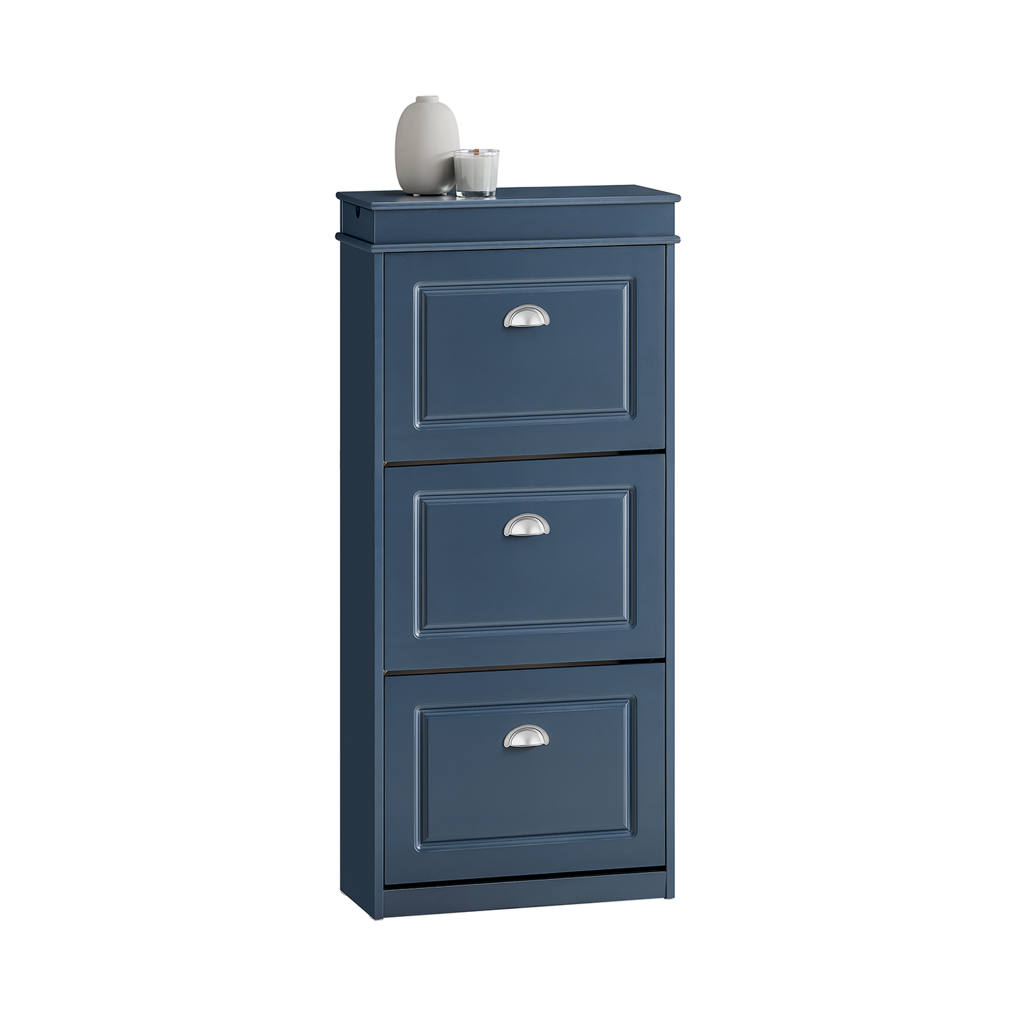 Meuble à chaussures SoBuy à 3 tiroirs, étagère à chaussures, armoire de rangement pour chaussures, blanc FSR94-B