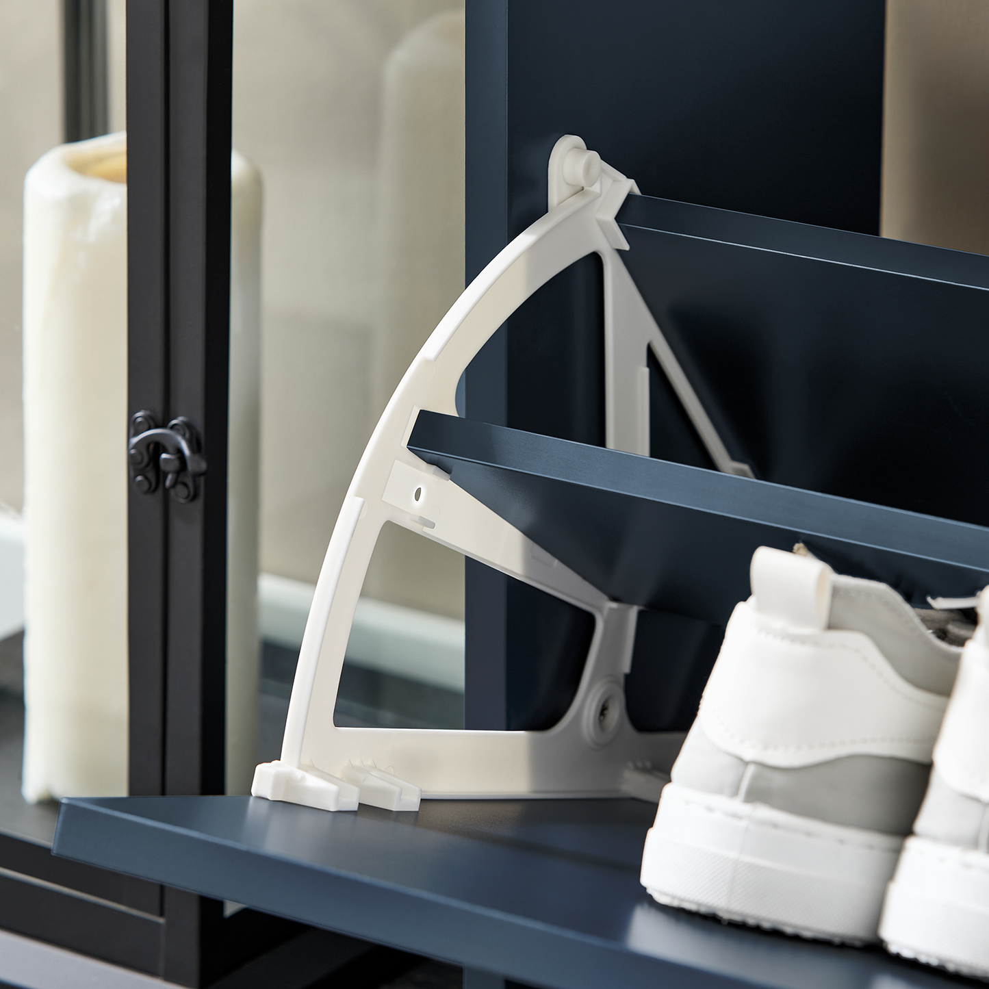 Meuble à chaussures SoBuy à 3 tiroirs, étagère à chaussures, armoire de rangement pour chaussures, blanc FSR94-B