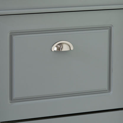 SoBuy FSR94-HG, Meuble à chaussures à 3 tiroirs, étagère à chaussures, armoire de rangement pour chaussures, gris