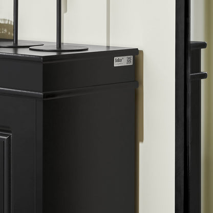 SoBuy FSR94-SCH, Meuble à chaussures à 3 tiroirs, noir