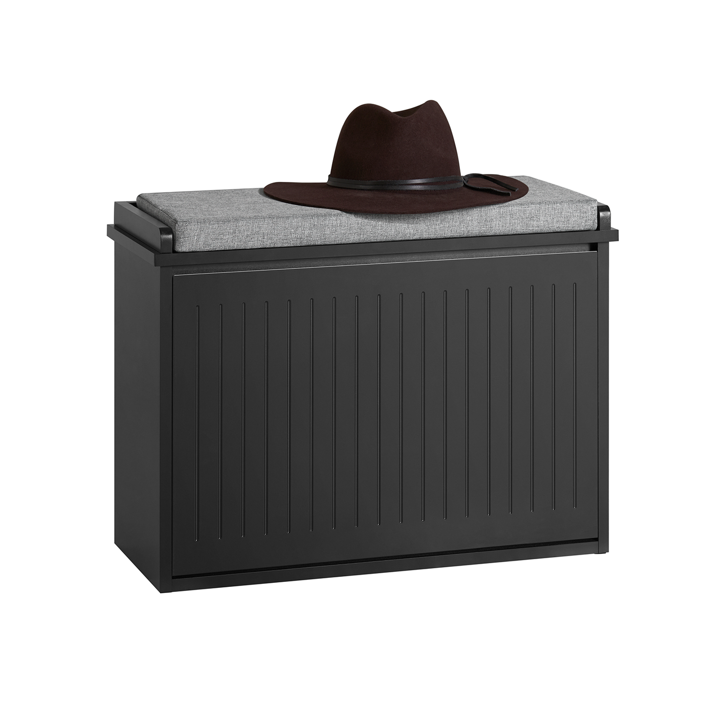 Banc à chaussures d'entrée SoBuy FSR98-SCH, étagère à chaussures, meuble à chaussures avec coussin d'assise et tiroir rabattable