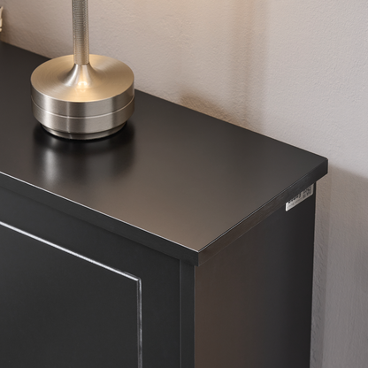 Meuble à chaussures SoBuy à 2 tiroirs, étagère à chaussures, armoire de rangement pour chaussures FSR99-SCH