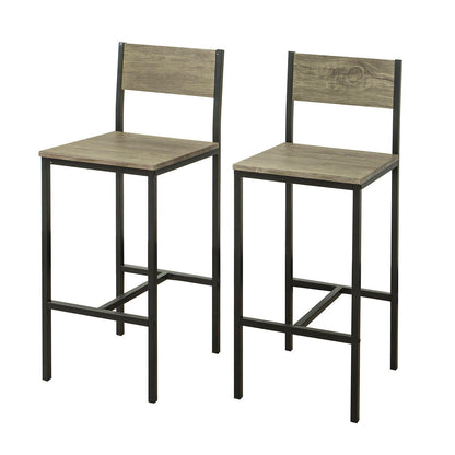 Ensemble de 2 chaises de cuisine/salle à manger à dossier haut SoBuy, FST53x2
