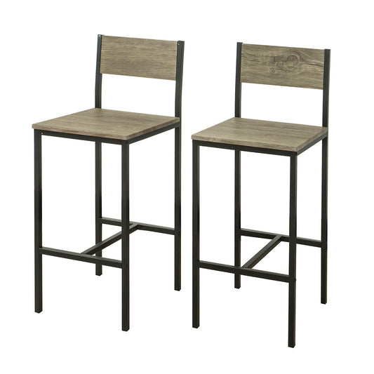 Ensemble de 2 chaises de cuisine/salle à manger à dossier haut SoBuy, FST53x2