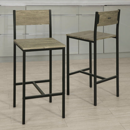 Ensemble de 2 chaises de cuisine/salle à manger à dossier haut SoBuy, FST53x2