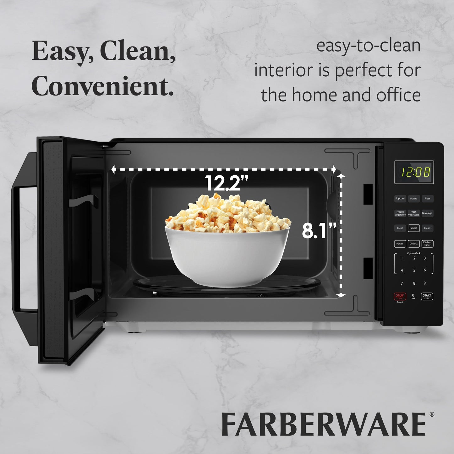 Farberware 700-Watt Compact Countertop Microwave